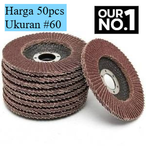 Paket (50) Pcs - Amplas Susun #60 ZX2902