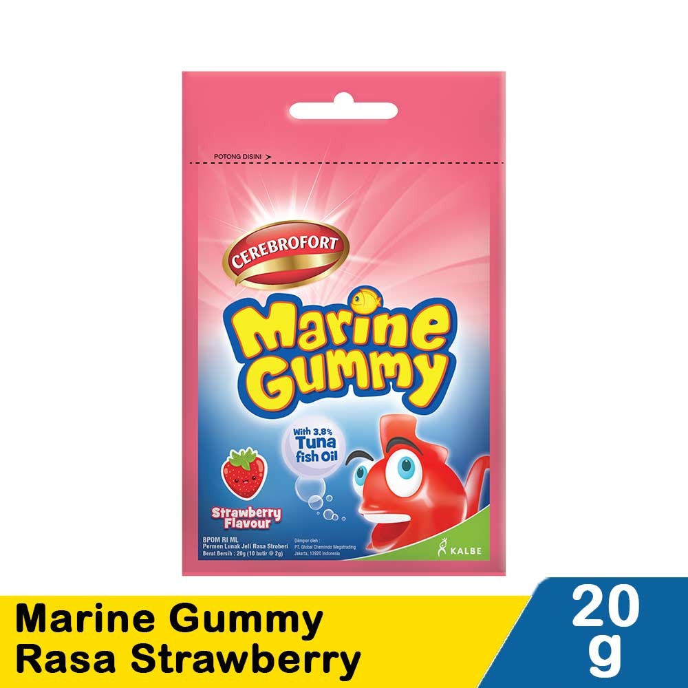 CEREBROFORT MARINE GUMMY STRAWBERRY 20g