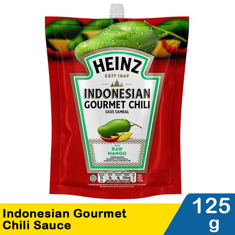 HEINZ INDONESIAN GOURMET CHILI SAUS  125g