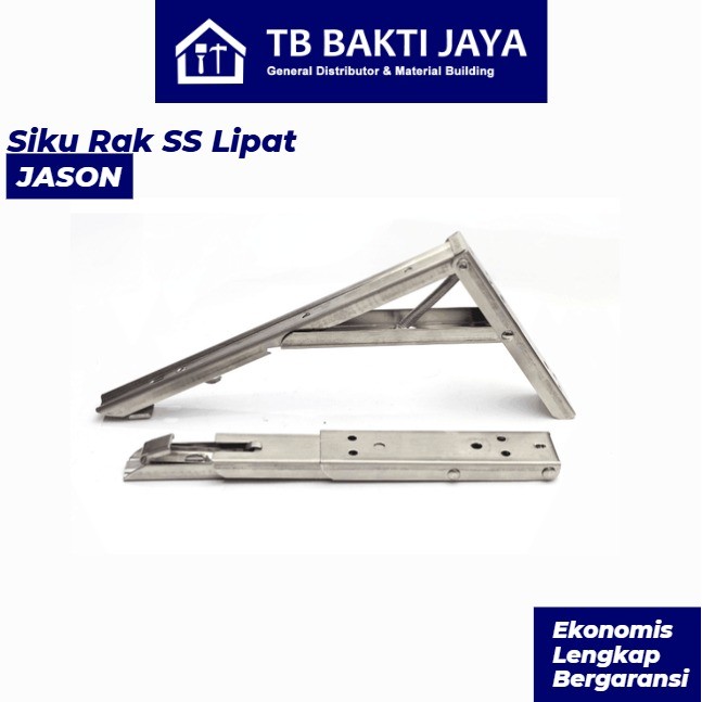 Siku Rak Lipat / Penyangga Tatakan Meja / Siku Meja Lipat