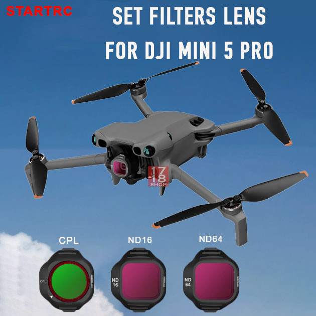 Filter Lens CPL ND16 ND64 For DJI Mini 5 Pro Propesional Camera Drone Filters Fotografi ND 16 64 Pel