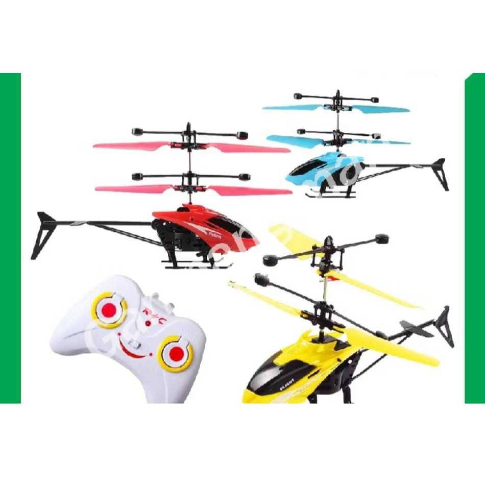 HELIKOPTER MAINAN ANAK SENSOR TANGAN + REMOT KONTROL