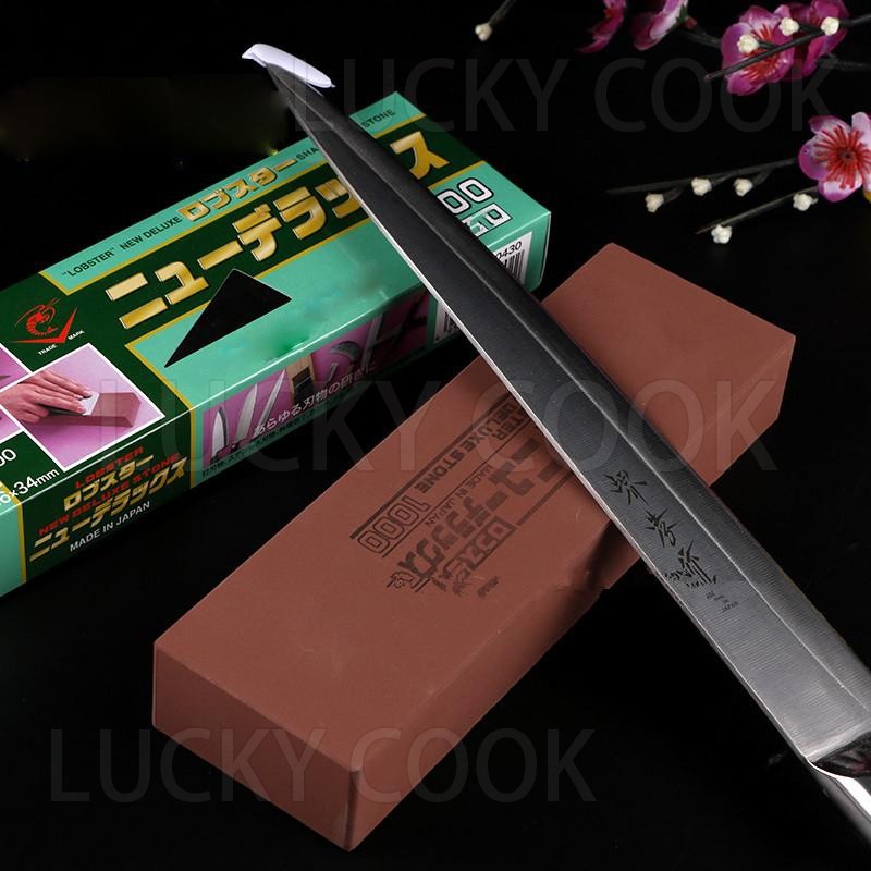 Batu Asahan Pisau Grid Whetstone Knife Sharpener/Japan batu gosok pisau/1000#/1500#/Pengasah Pisau D