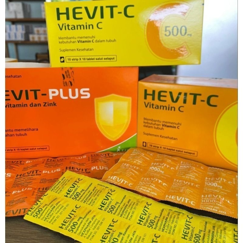 HEVIT C & HEVIT PLUS (Membantu Memenuhi  Kebutuhan Vitamin C) - ABO