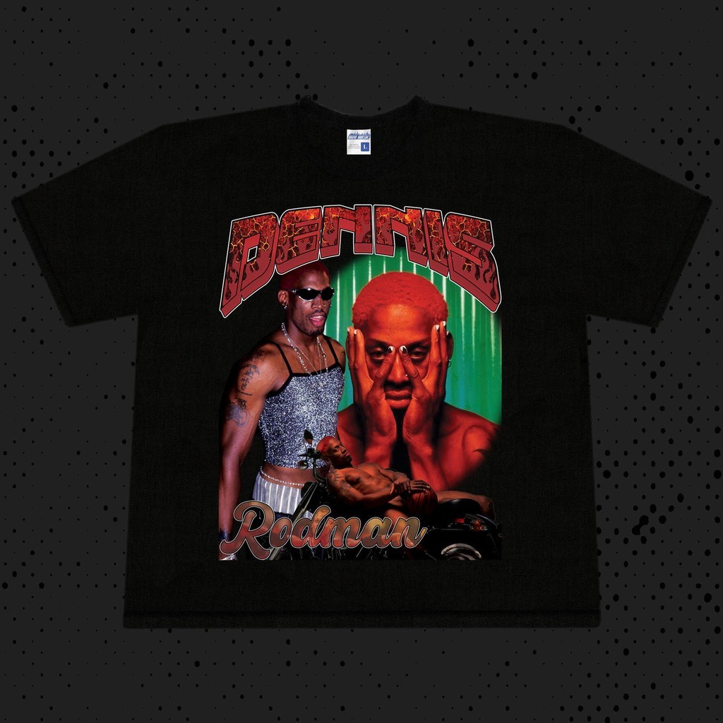 (COD) Dennis Rodman Bootleg Rap Tee / Kaos Bootleg Dennis Rodman