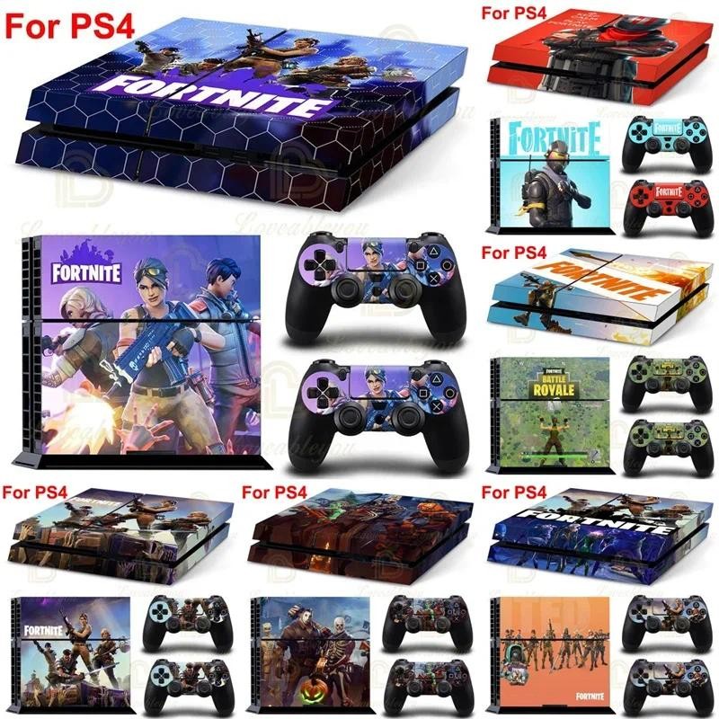 FORTNITE Battle Royale Game Console Stickers Set For SONY PS4 Full Body Color Skin Decals For PlaySt