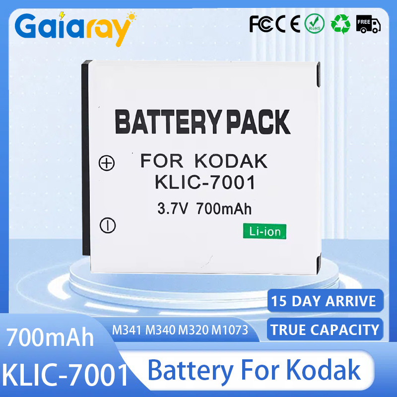 KLIC-7001 Cameras Rechargeable Battery for KODAK M341 M340 M320 M1073 V550 V570 V610 V705 M753 M763 
