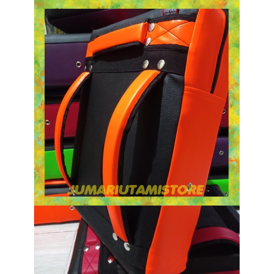 Pecing Pad Silat Super Target Tendangan Silat Target Medium Pecing Silat Remaja - biru