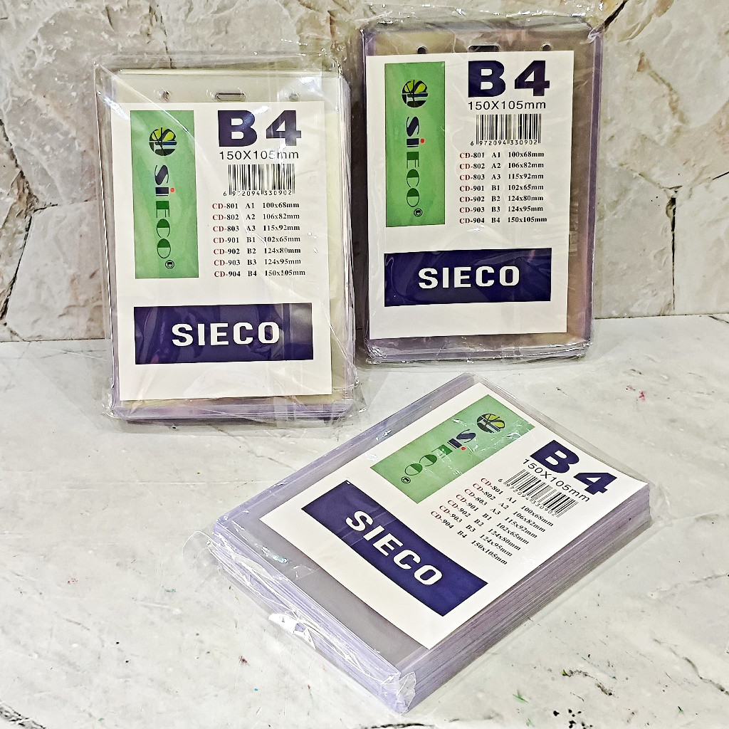 SATU PACK ( 20 BIJI ) Plastik ID Card Mika B4