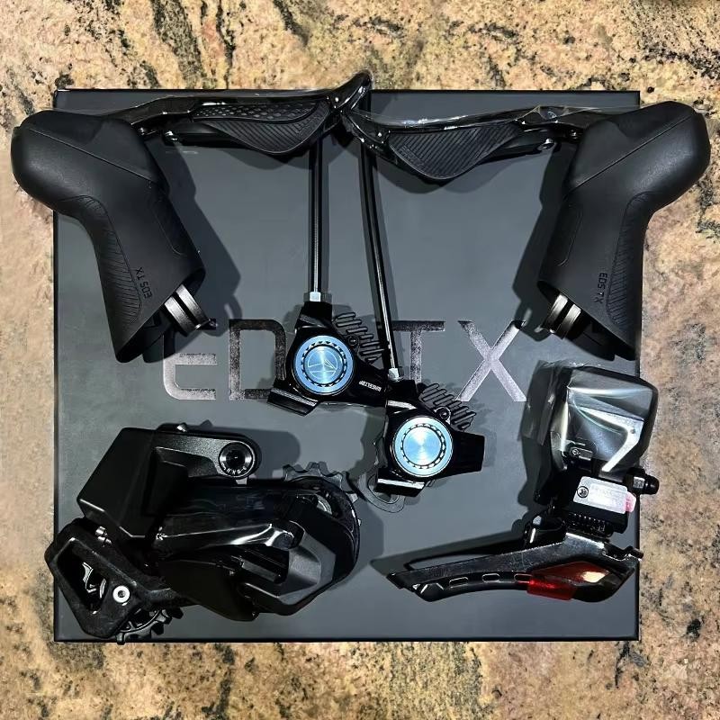 WHEELTOP EDS TX Wireless Electronic Road Bike Groupset, 7–14 Speed, Front & Rear Derailleur, Carbon,