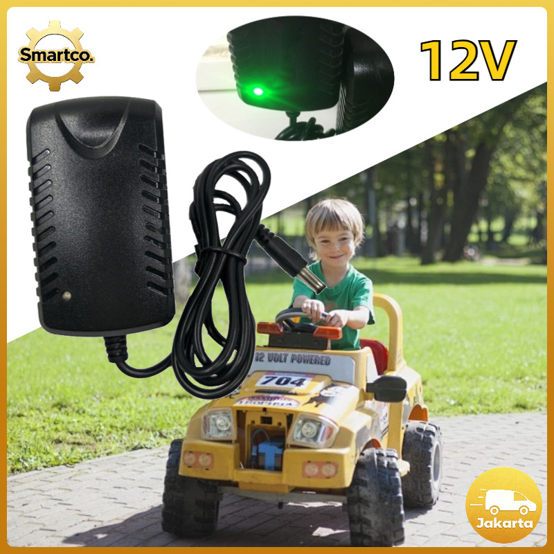 12 Volt Charger Mobil Aki Anak / Adaptor Mobil Mobilan Charger Aki Mainan Anak Cas