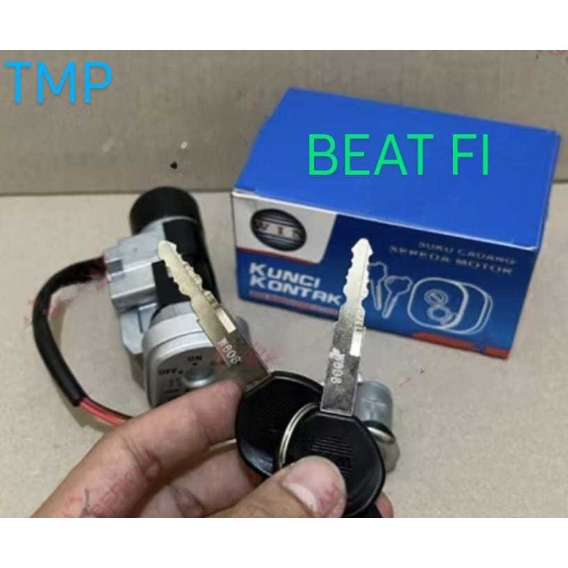 Kunci Kontak Assy BEAT FI / Kunci Kontak + Kunci Jok, Mutu Premium, Merk WIN