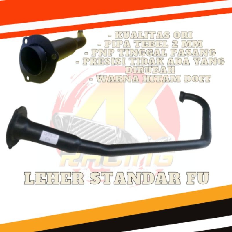 Leher standar ori satria fu leheran fu kepala knalpot satria fu