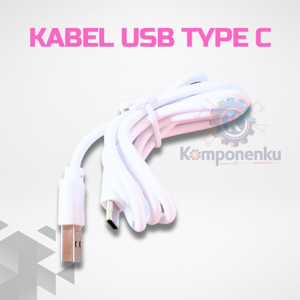Kabel USB Type C – Kabel Cas Data Charger Tipe C HP Android