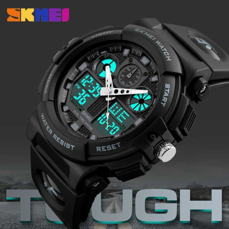dlms skmei jam tangan analog digital pria aksesoris fashion pria wanita murah stylish kekinian style