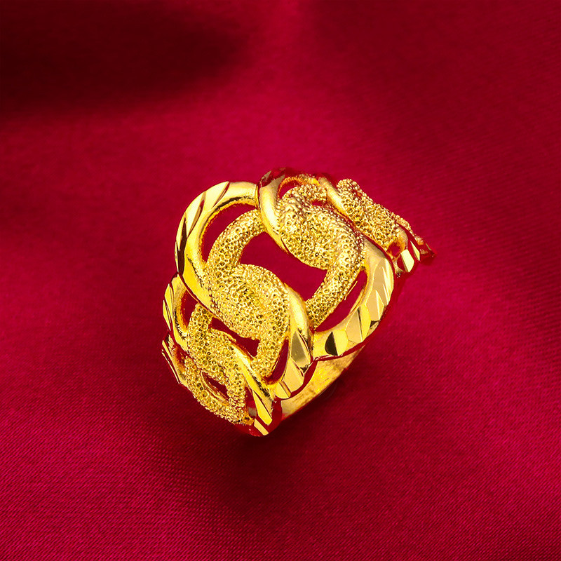 Vietnam pasir emas cincin wanita C-commerce perhiasan Vietnam cincin emas pasir wanita