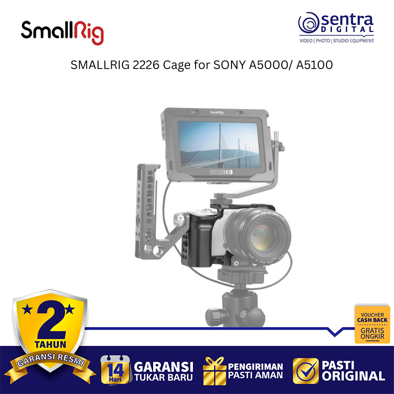 SMALLRIG 2226 Cage – Enhance Rigging and Protection for Sony A5000/A5100 (X01)