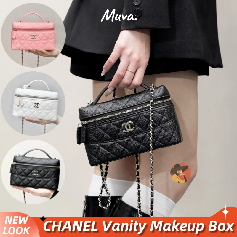 Tas wanita Chanel Women's Vanity Handbag Makeup Box