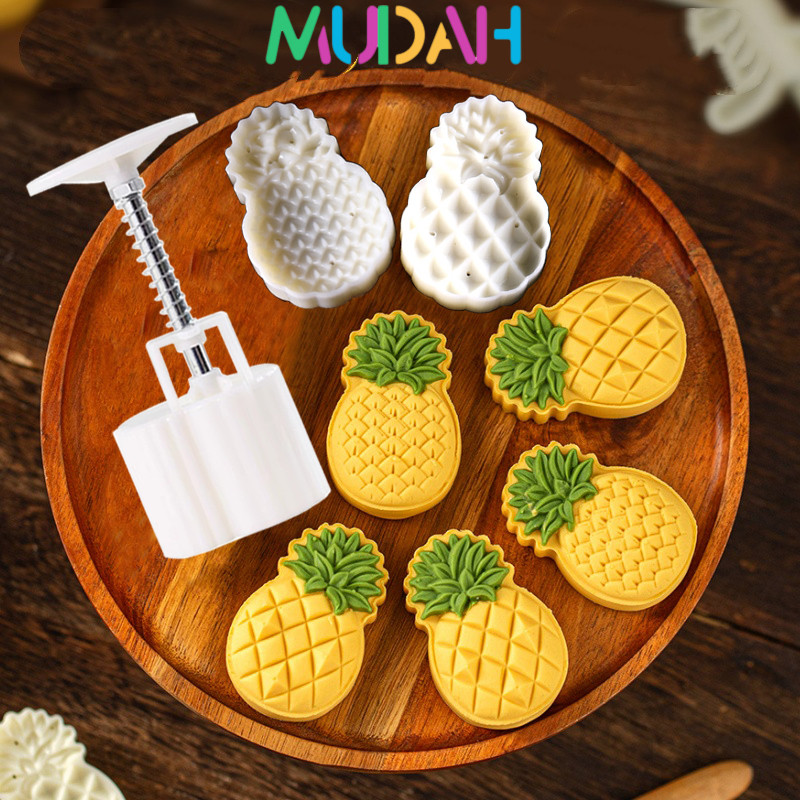 20g 50g 2 Buah/Set Cetakan Kue Bulan Kue Nanas Cetakan Kue Cetakan Nastar Bentuk Nanas Cetakan Nasta