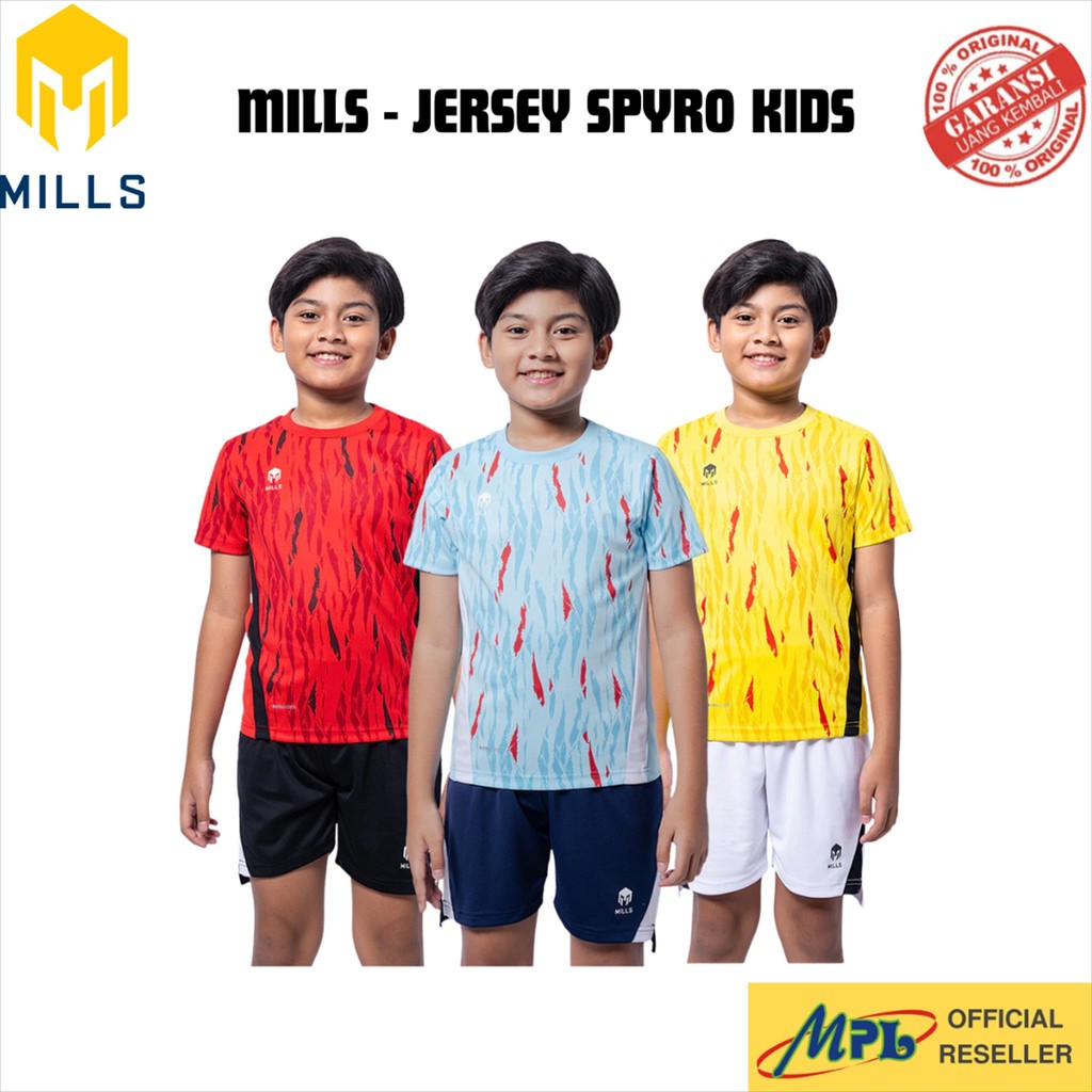 BAJU BOLA MILLS JERSEY SPYRO KIDS