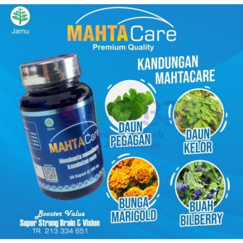 ORIGINAL MAHTA CARE - Suplemen / Obat Kapsul Mata ORIGINAL