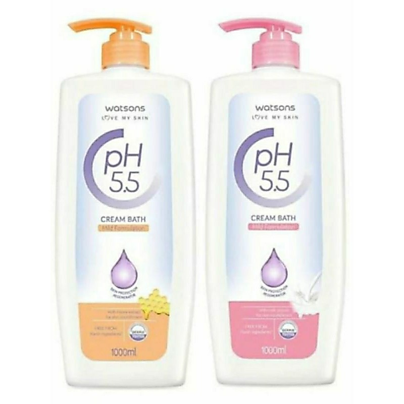WATSONS pH 5.5 Cream Bath 1000ml || Body Wash