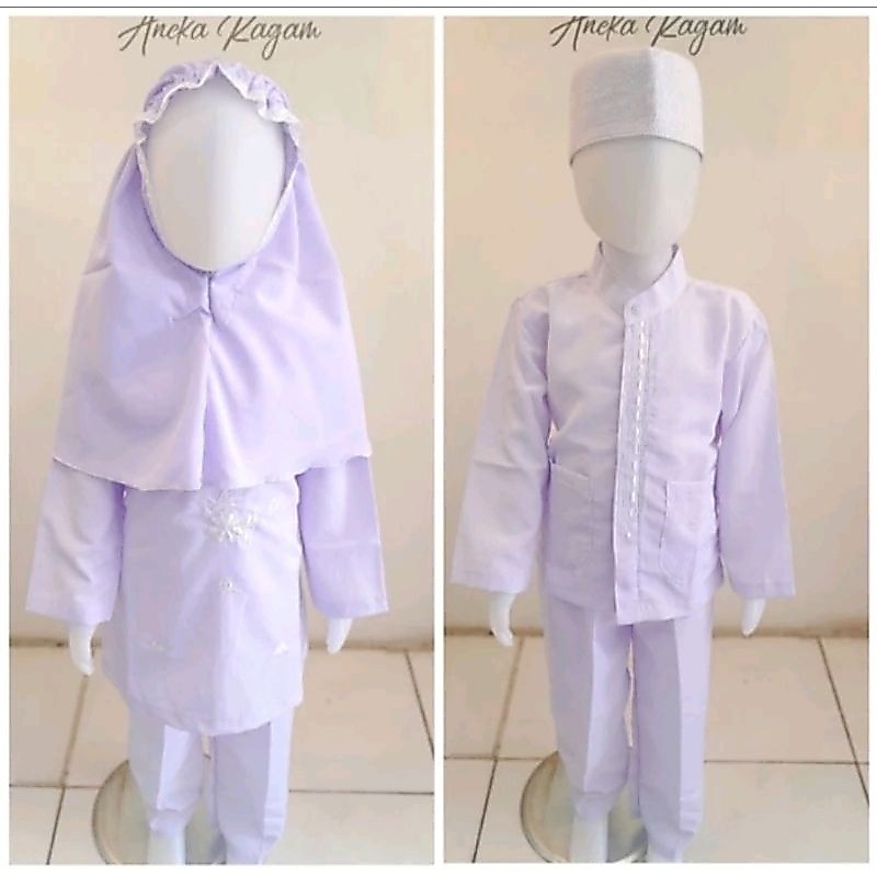 BAJU MUSLIM PUTIH TK