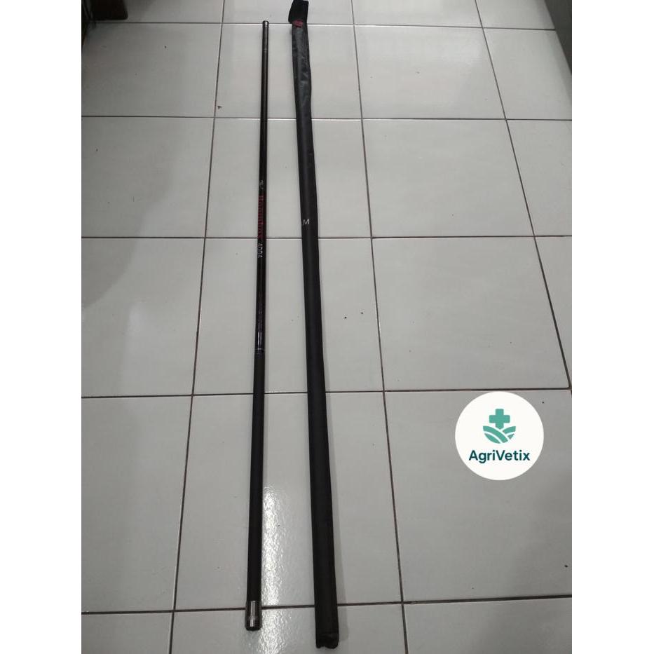 Joran Tegek Ros Panjang Bahan Carbon Panjang 6Meter dan 7Meter Kaku - Panjang 5 meter