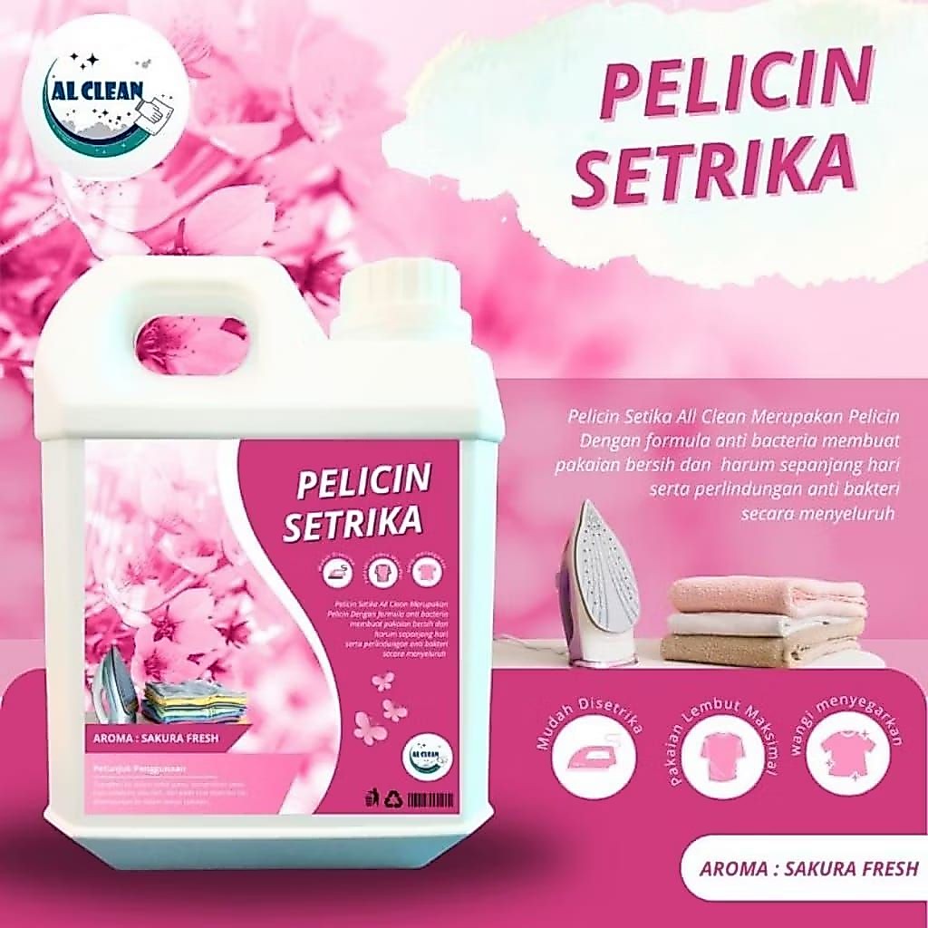 pewangi setrika pelicin dan pelembut setrika aroma sakura fresh