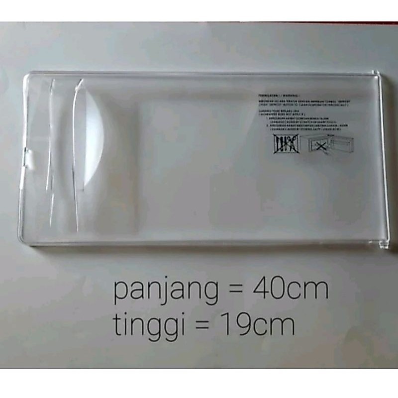 Tutup freezer kulkas Sharp kirei original
