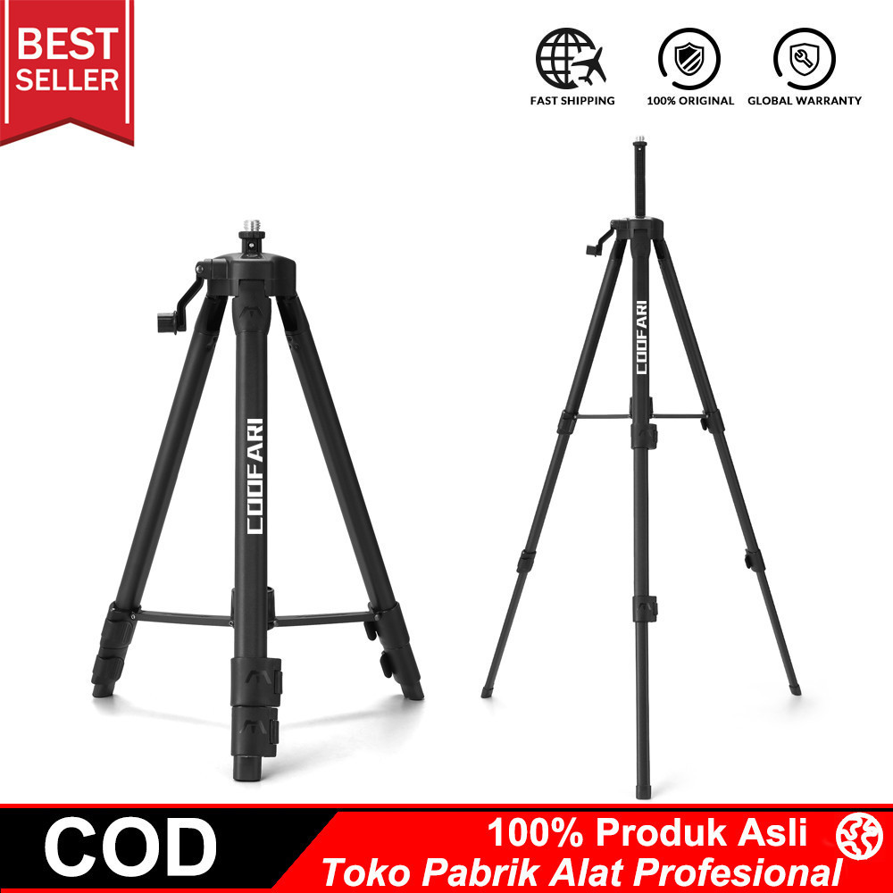 YONA.ID BA - Tripod Laser Level Panjang 1 Meter 1.2 Meter 1.5Meter Stand Holder-Tripod 1m/1.2m/1.5m