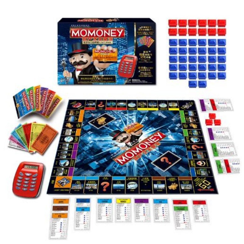 Monopoli Internasional Premium Monopoly Board Game Dengan Electronic Bank Card Machine