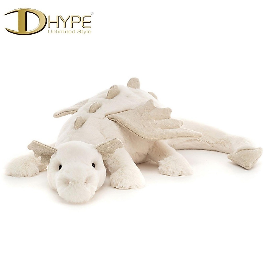 JELLYCAT LARGE SNOW DRAGON 50CM 100% ORIGINAL