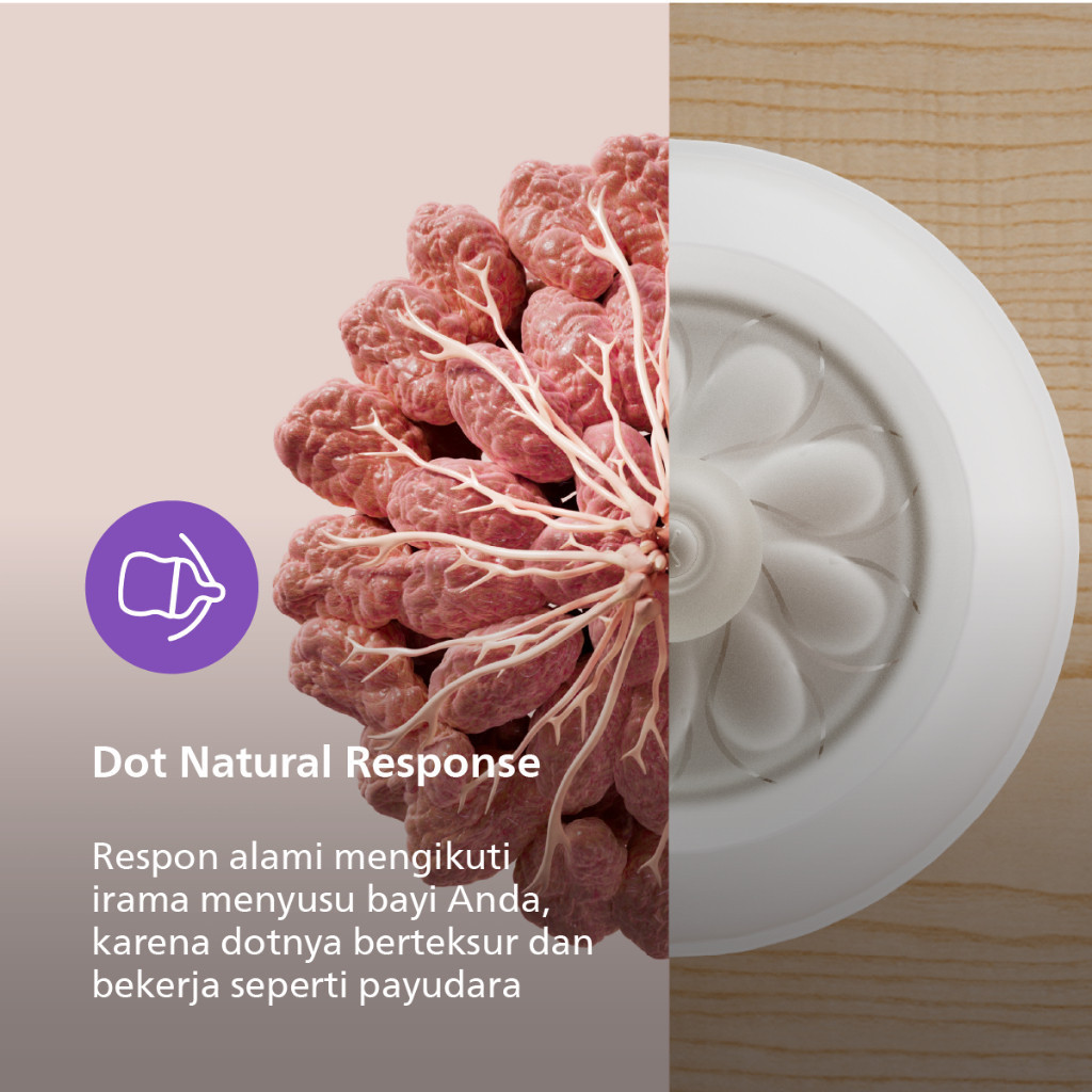 PHILIPS AVENT DOT NIPPLE NATURAL / AVENT DOT BOTOL SUSU