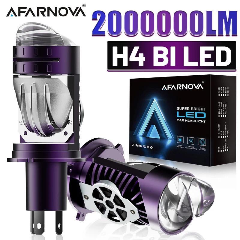 LED Headlight Bulb Projector New H4/9003/HB2 Canbus Super Bright LED 2000W 2000000LM 6000K Hi/Low Be
