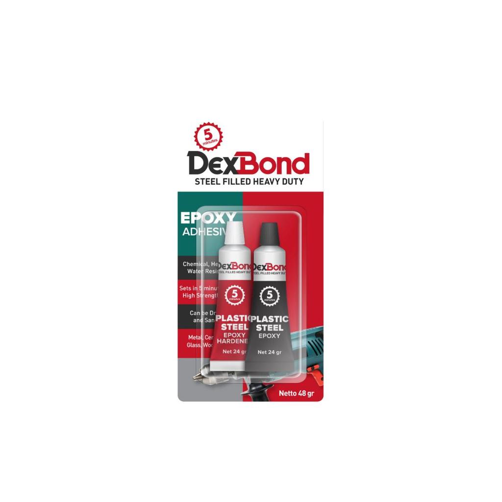 Lem Epoxy DEXBOND 5 Menit 48gr DEXBOND (PCS)/Lem besi DEXBOND 48GR