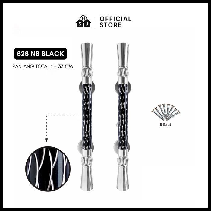 Tarikan Handle Pintu / Gagang Tarikan Pintu Rumah 828 NB/NP Classic - 828 NB (Black)