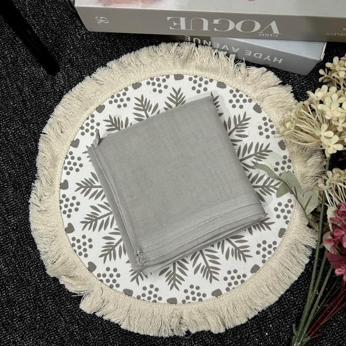 Hijab Segi Empat Paris Jadul By Varisha Original Jilbab Lembut Terlaris Kekinian Warna Soft Colour -