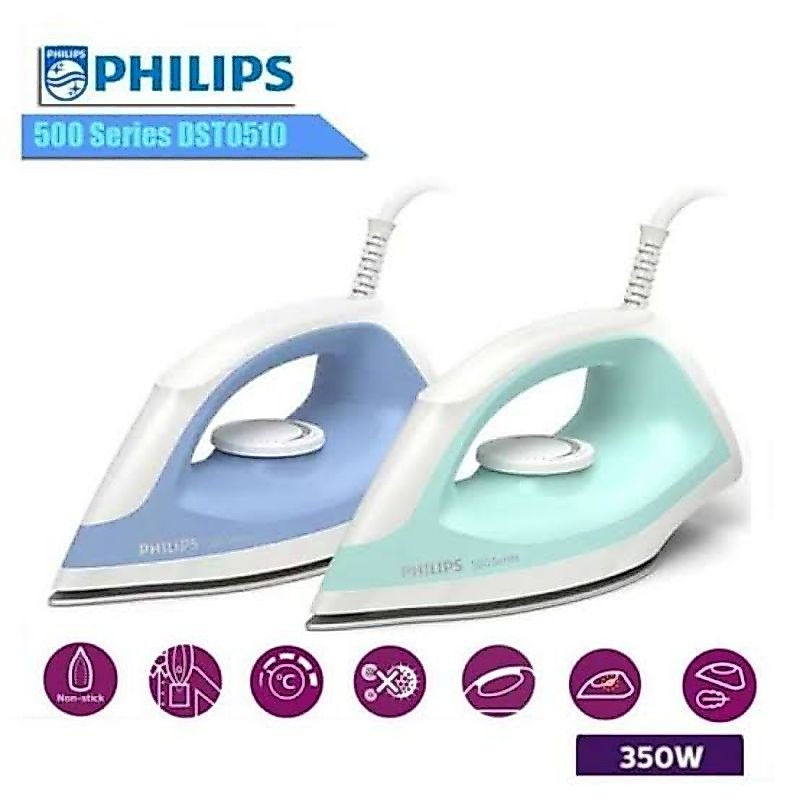 PHILIPS Setrika Listrik Mini Series 500 DST-0510