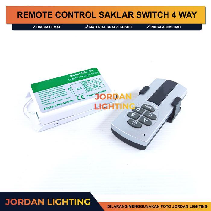 Remote Control Switch 4 Channel Saklar Remote Kontrol
