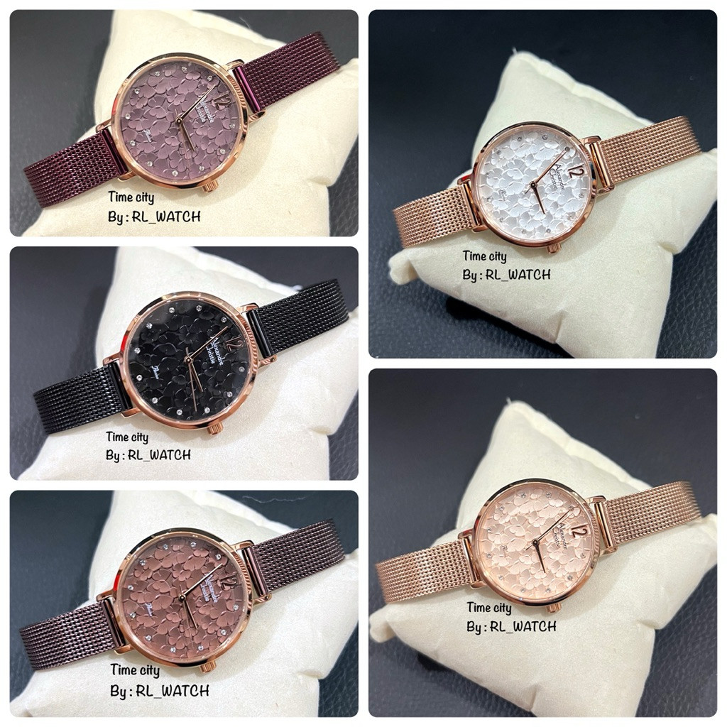 Jam Wanita Alexandre Christie  AC2728 Tali Pasir