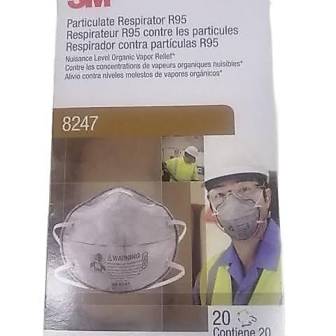 3M MASKER RESPIRATOR 8247 R95