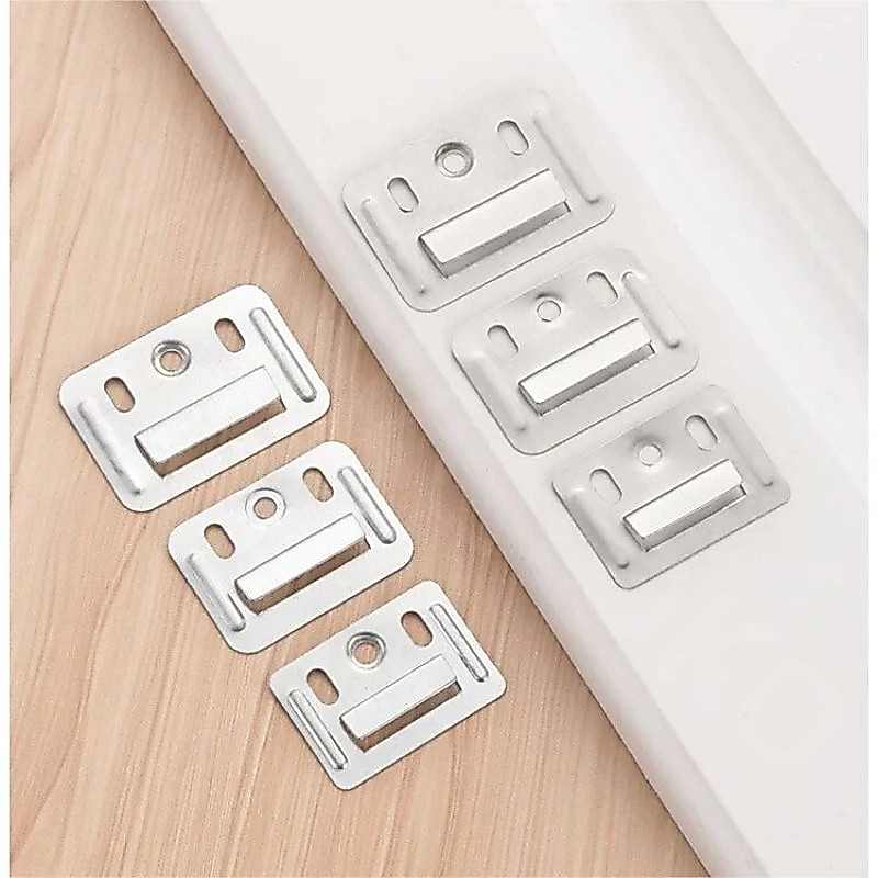 -IKIAELO- 100PCSSet Clip WPC Braket Wall Panel WPC Klip Wood Panel WPC Klip Bleket Cantolan WPC