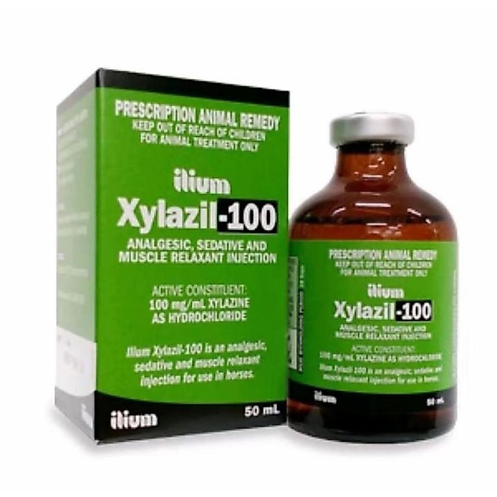 Ilium Xylazil-100 Original Obat Injection 50ml 100 mg/ml Xylazine Khusus Hewan Ternak Asli