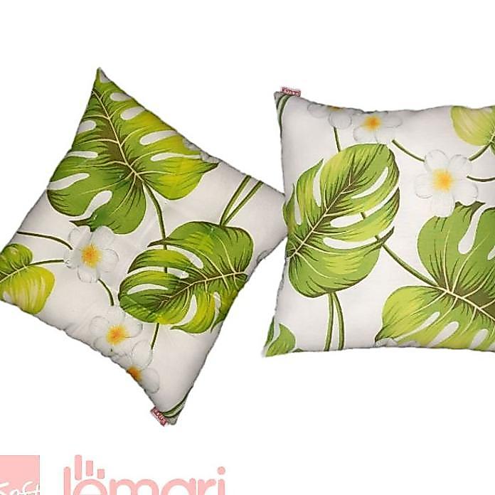 Bantal Duduk + Bantal Sofa Kotak Thalia Katun Dakron