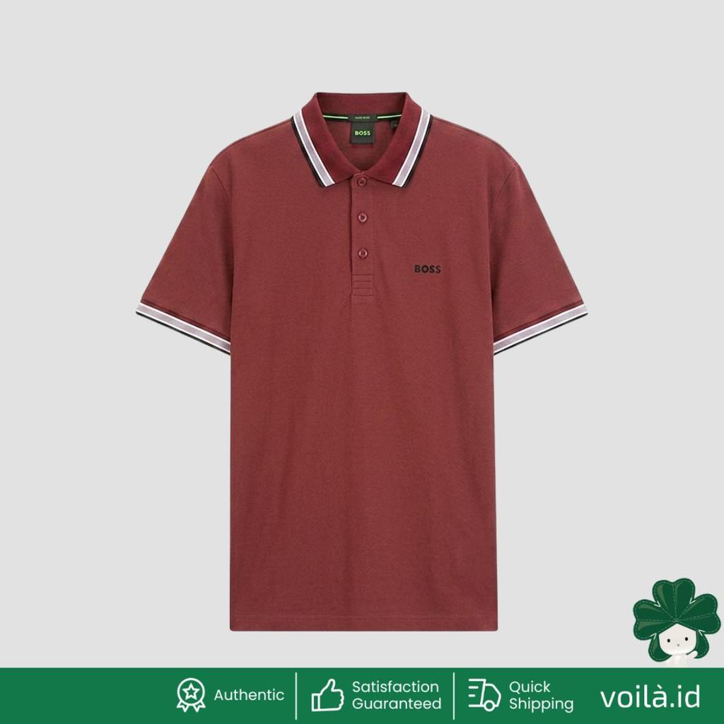 Style Paddy Contrast Logo Polo Shirt Rose