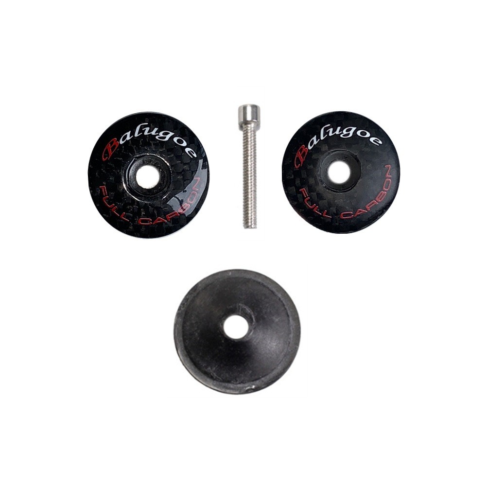 Balugoe Tutup Stem Carbon Top Cap Carbon Tutup Headset stem Carbon Sepeda