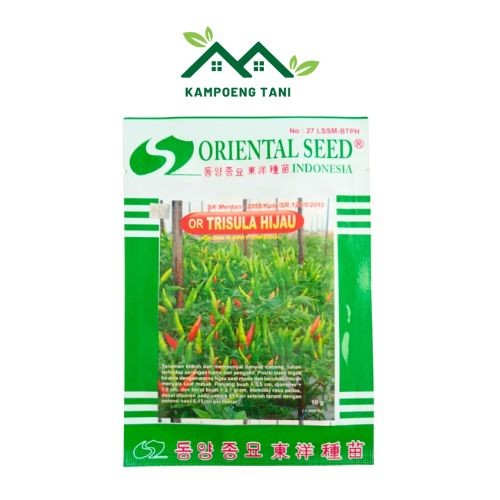 Benih Cabe OR Trisula Hijau 10gr – Original Oriental Seed Varietas Unggul