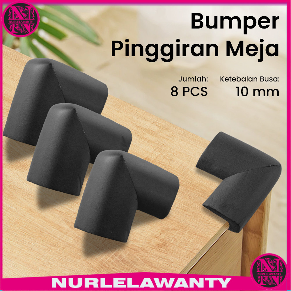 

- Lovyno Bumper Pinggiran Meja Baby Safety Table Edge Corner Guard 8 PCS - L-8104 -