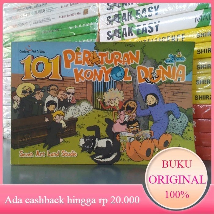Buku 101 PERATURAN KONYOL DUNIA Seven Art Land Studio Bekas